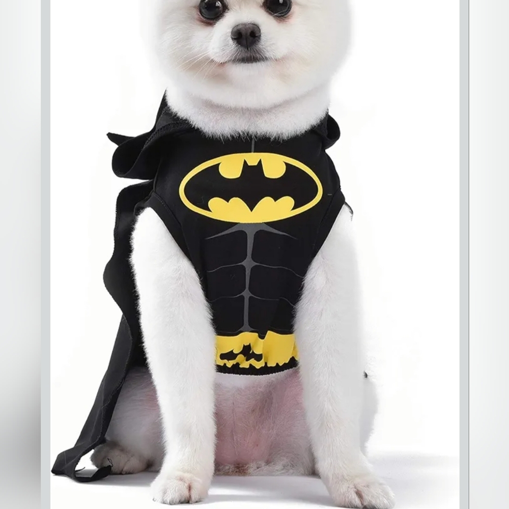 Batman Dog Costume, NEW IN ORIGINAL PACKAGING. Multiple Sizes Available - Picture 3 of 6